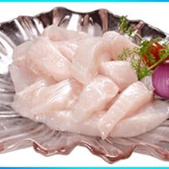frozen pangasius portion cut